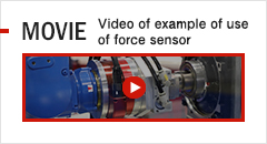 MOVIE Video of example of use of force sensor
